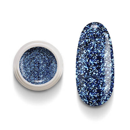 Cg210 Blu Flakes Gel Uv Led Occhi di gatto per laccature su Gel e Acrigel