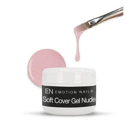 Soft Cover Gel Nude è un gel trifasico adatto per creare un naturalissimo effetto camouflage sulle unghie  che grazie alla sua perfetta densità , rende molto veloce e pratico da realizzare il refill