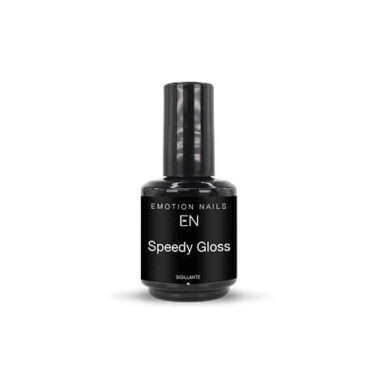 Speedy Gloss è il sigillante per semipermanente pensato per il sistema Emotion Speedy Duo, un trattamento che consente di rinforzare e correggere le unghie con problemi