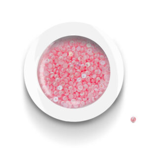 mezze perle baby pink 2mm
